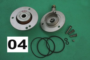 Ölfilterumbausatz f orig Ölpumpe + externer Ausgang 